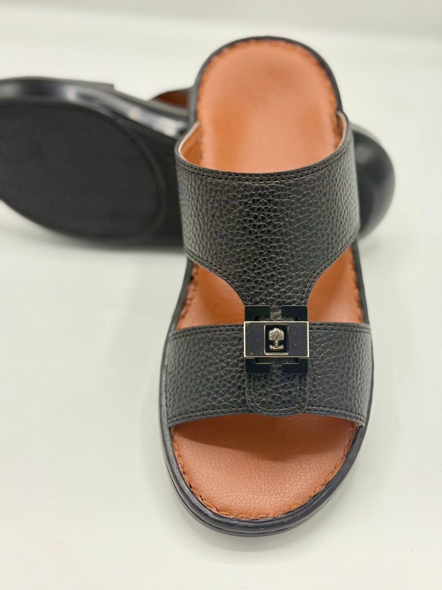 Arabic Medicated Slippers (Black)