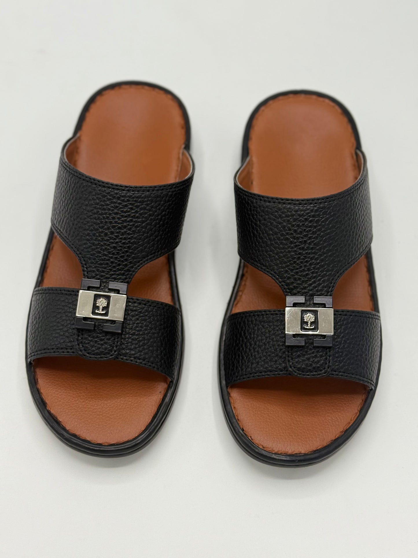 Arabic Medicated Slippers (Black)