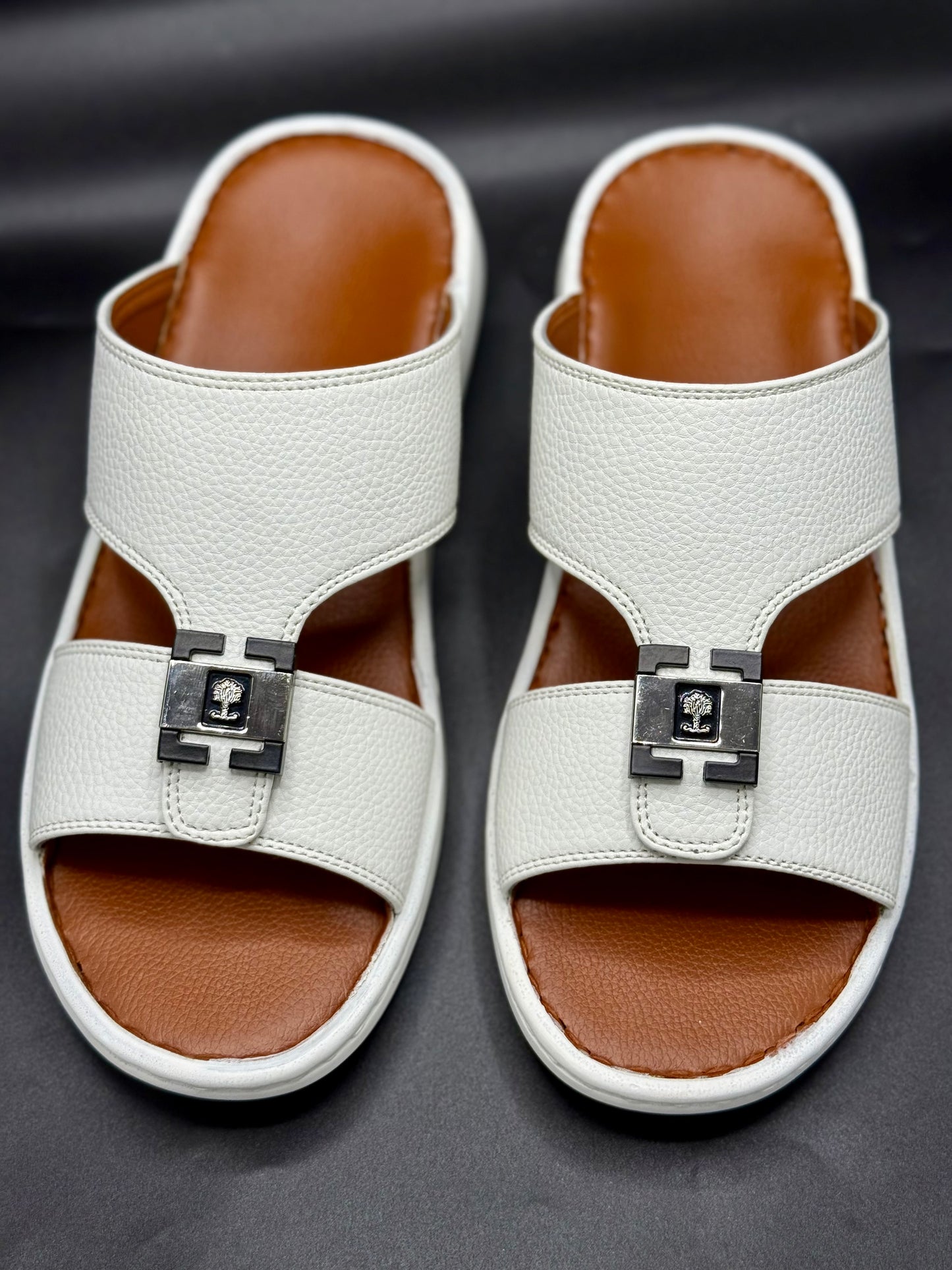 Arabic Medicated Slippers (White)