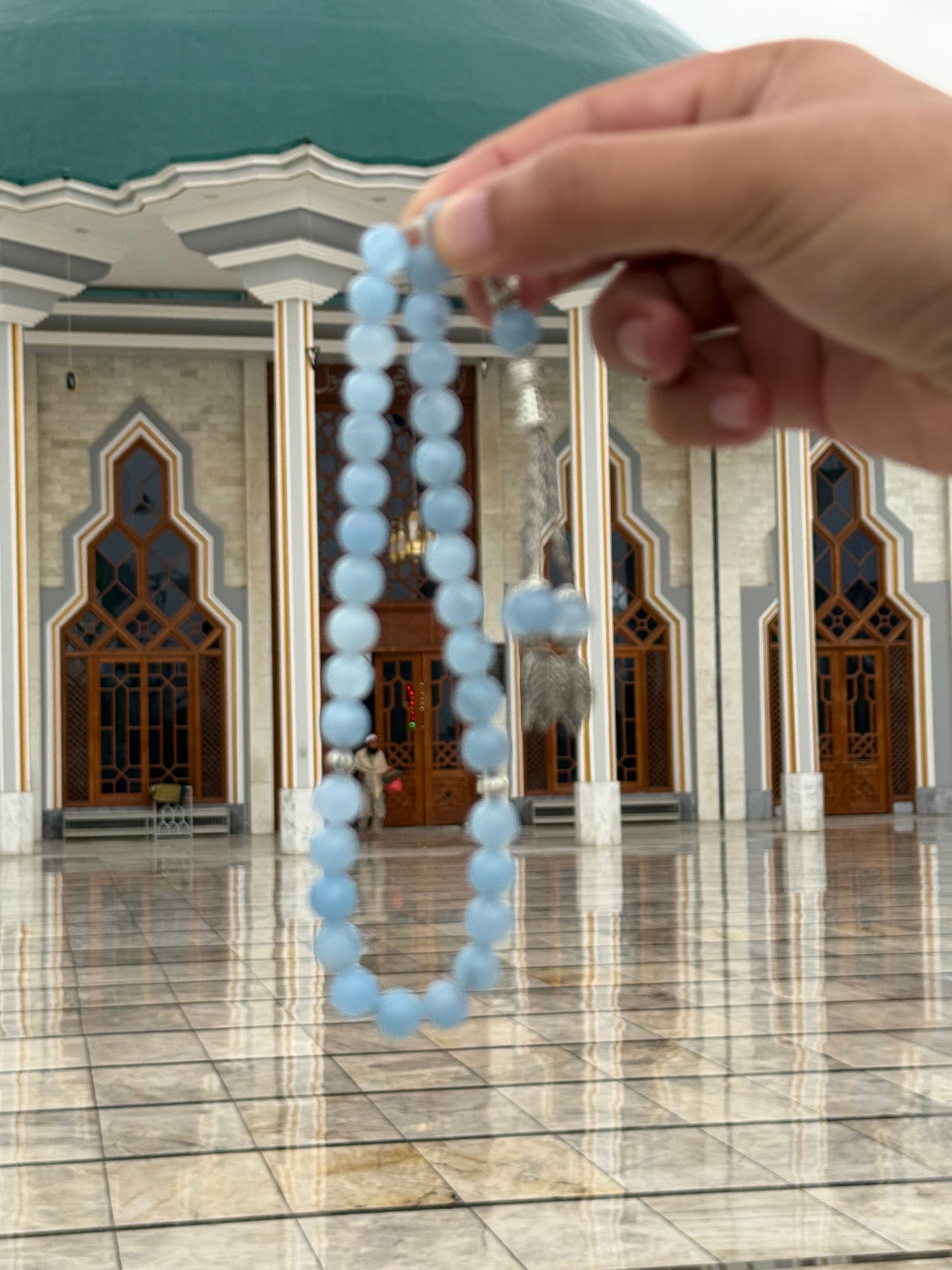 Aquamarine Natural Tasbih