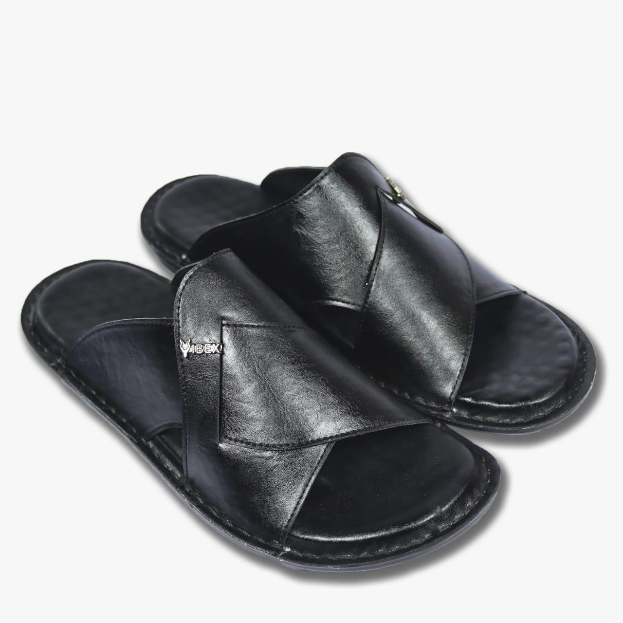 Handmade Slippers Black (Soft)