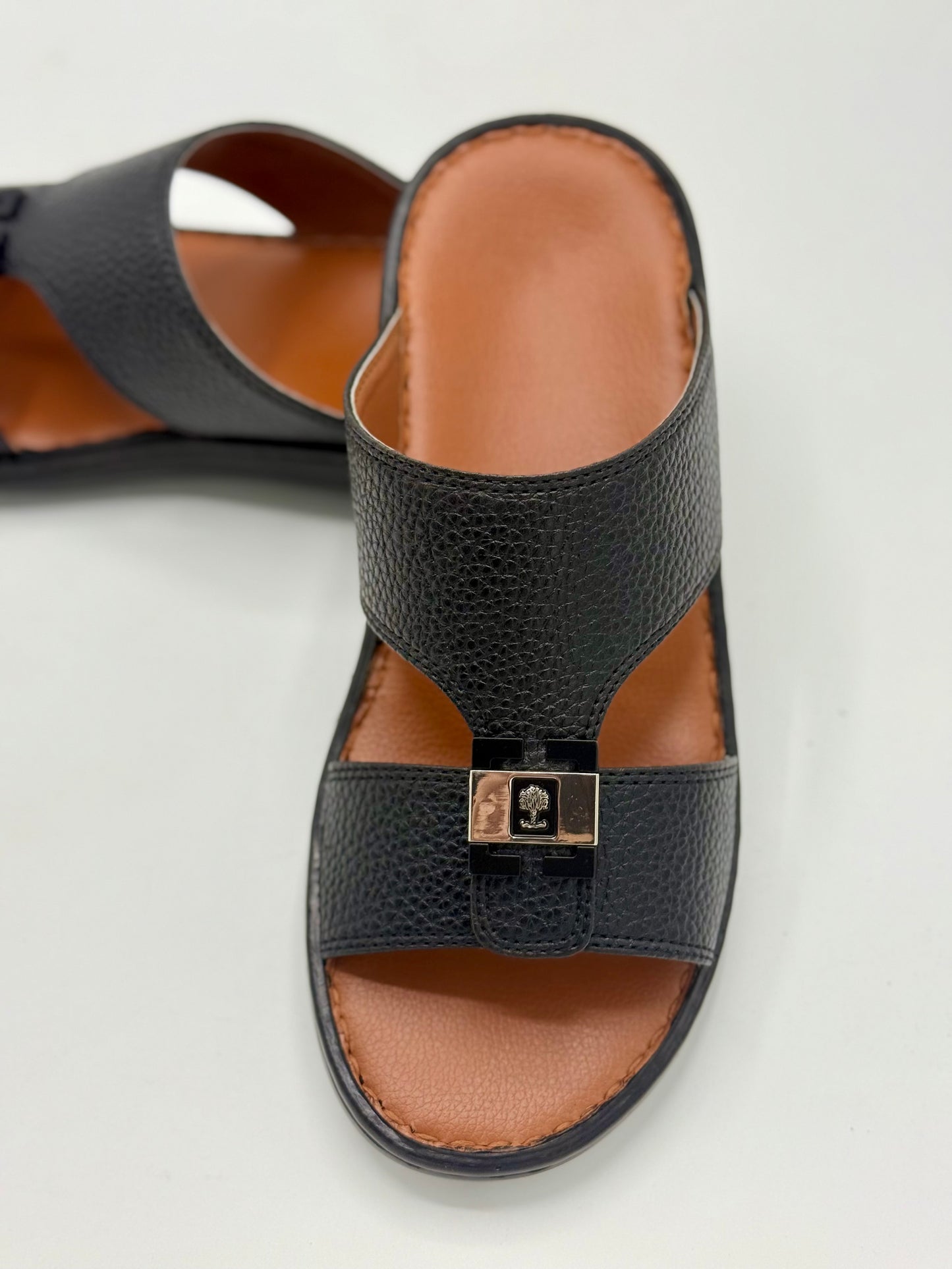 Arabic Medicated Slippers (Black)