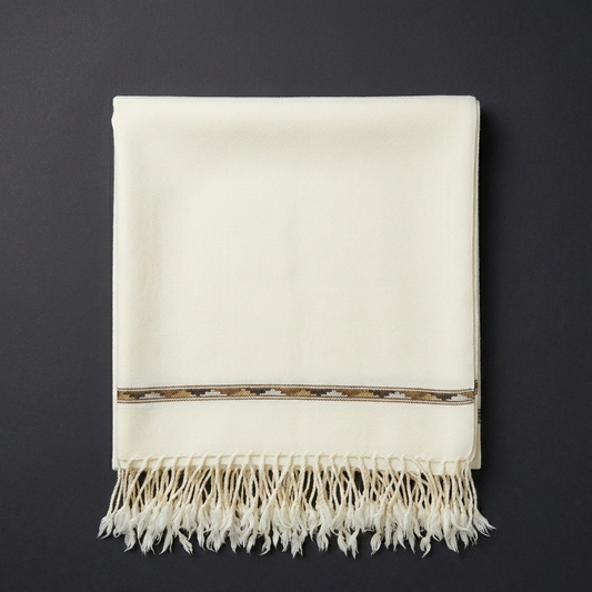 64 woollen Shawl with border