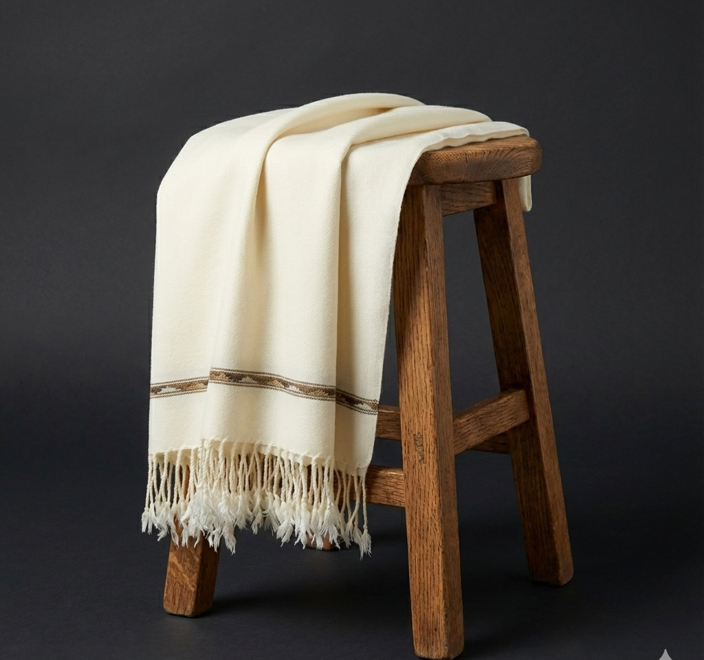 64 woollen Shawl with border