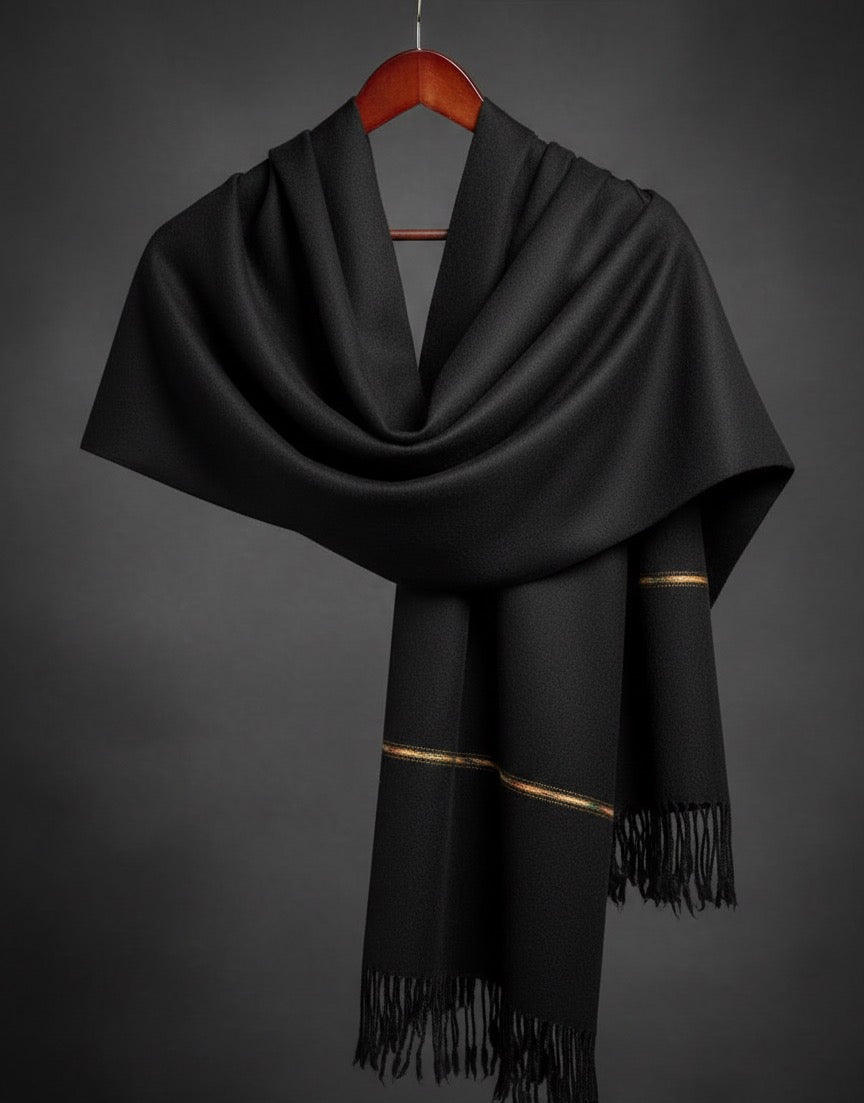 CraftedSole Special Black Shawl